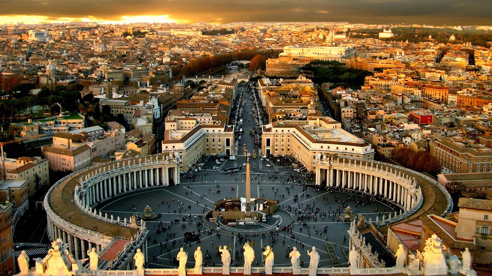 Площадь собора Святого Петра в Риме